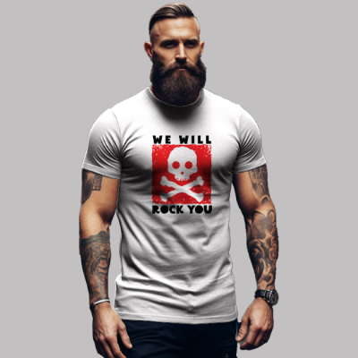 Man's T-shirt - We will rock 