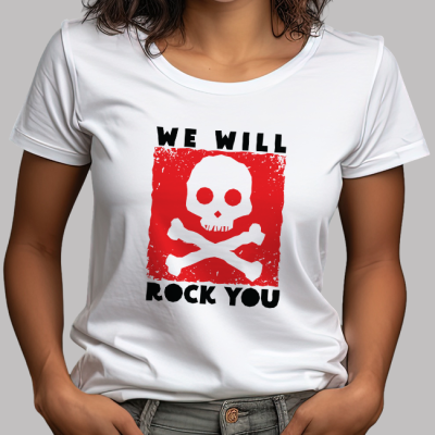 Women's T-Shirt -  We will rock 