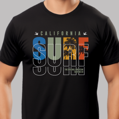 Man's T-shirt - California Surf